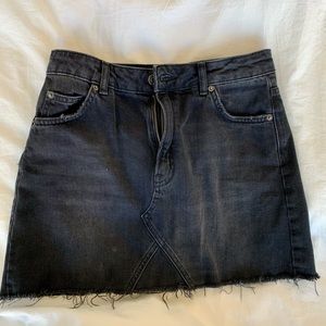 Topshop Moto Denim Skirt